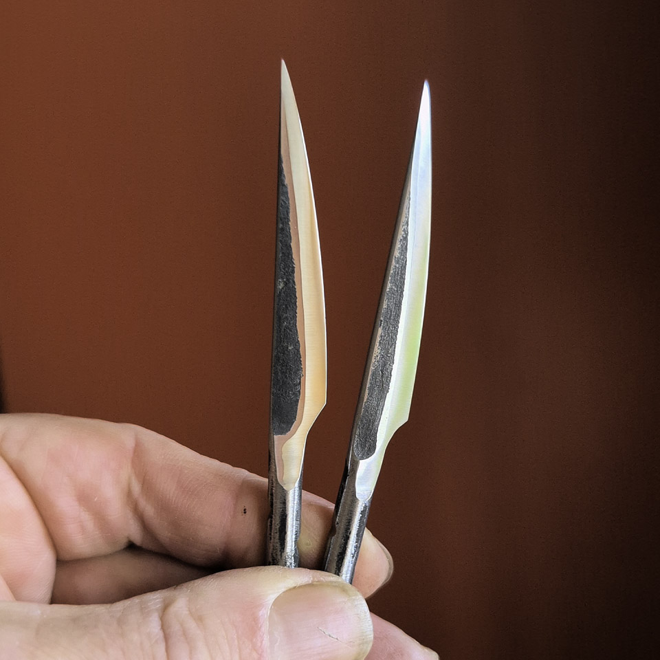 Small sloyd knives by Dave Cockcroft