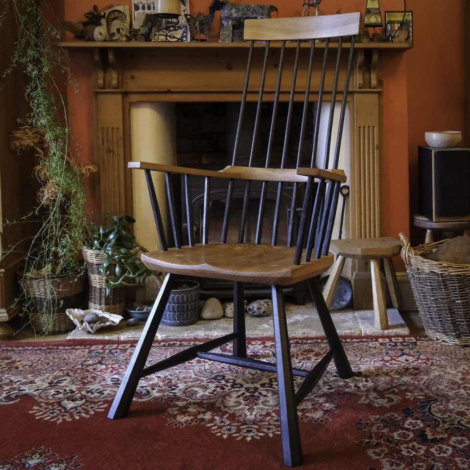 Welsh stick chair by Dave Cockcroft